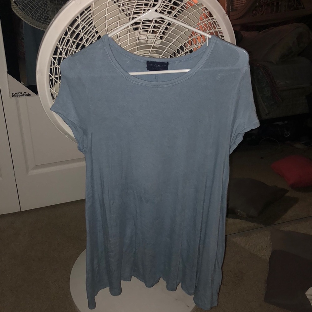 Small Blue T-Shirt Dress